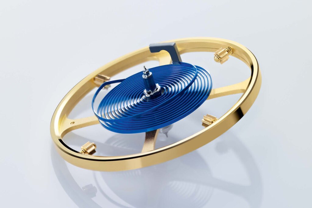 VSF Clone Rolex Blue Niobium Hairspring Balance Wheel Assembly
